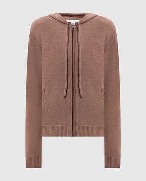 Sporty & Rich Бежевая спортивная куртка из кашемира и шерсти CA00283327BE02