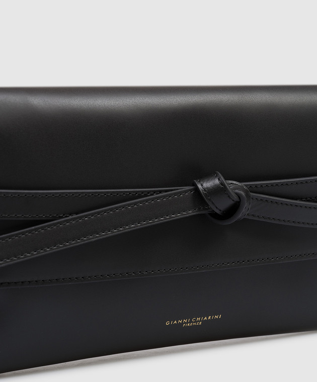 Gianni Chiarini Чорна шкіряна сумка Belty BS12146COMMLSR зображення 4