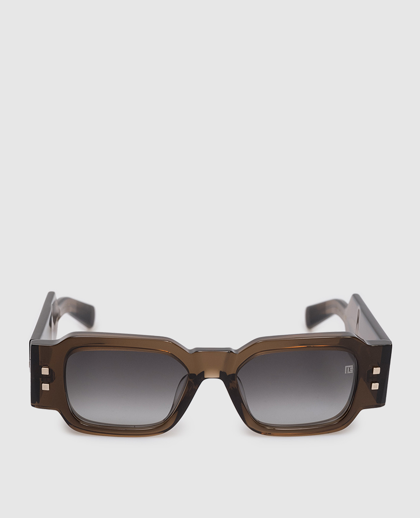 

Коричневые солнцезащитные очки Olivier-III с золотом, Коричневый, Солнцезащитные очки