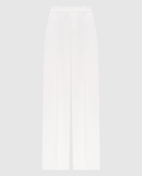 Brunello Cucinelli Білі штани з ланцюжком моніль ML120P9064