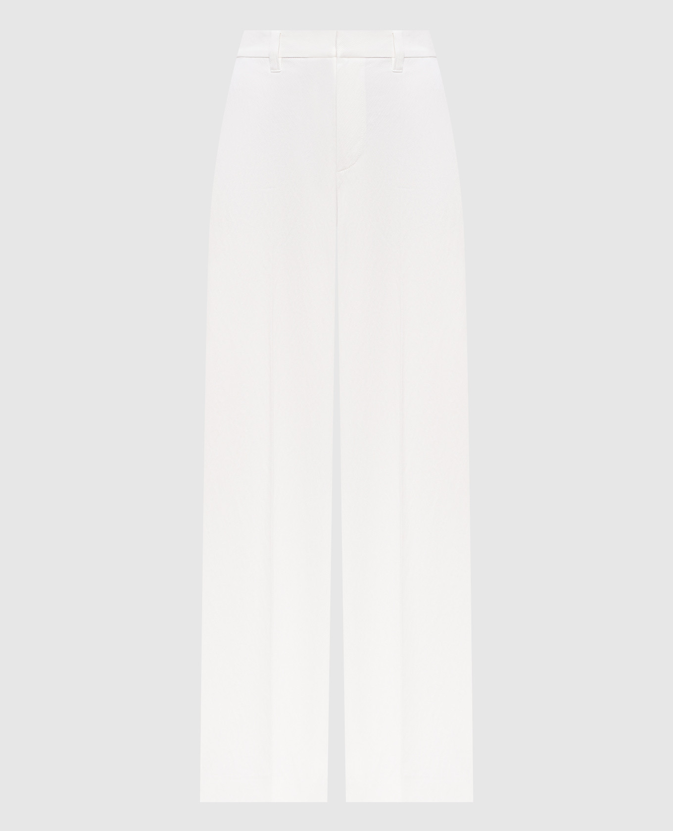 Белые брюки с цепочкой мониль