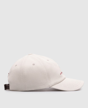 Brunello Cucinelli Бежевая кепка с логотипом M277P9850