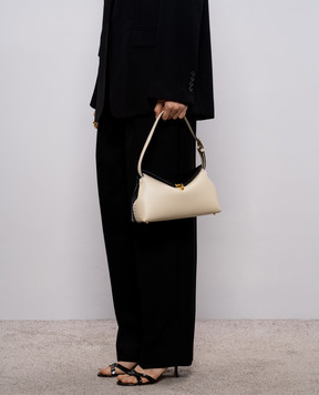 Toteme Белая кожаная сумка T-lock 261WAL944LE0030