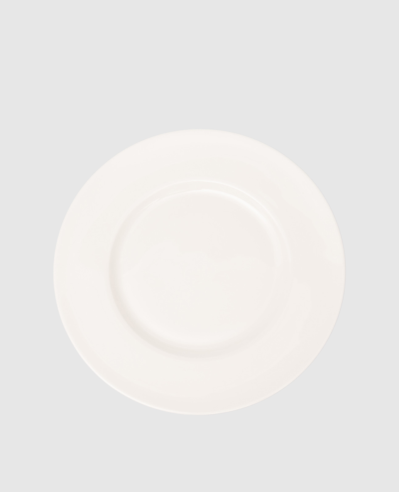 Біла порцелянова десертна тарілка Gourmet