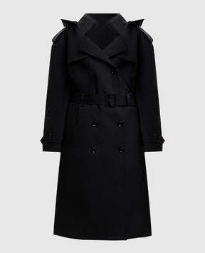 Dolce&Gabbana Чорний тренч F0X2ATGDEBL