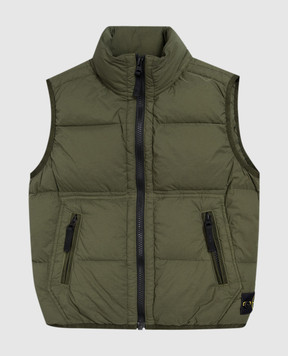 Stone Island Дитячий зелений пуховий жилет L2S16G100001S002868