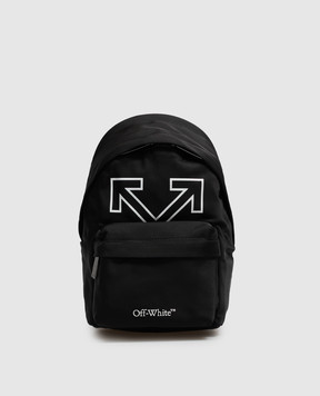 Off-White Черная сумка слинг с принтом эмблемы OWMNQ12F26FB01