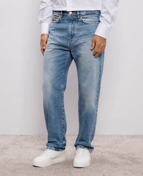 Versace Блакитні джинси з ефектом потертості 10205761A16386