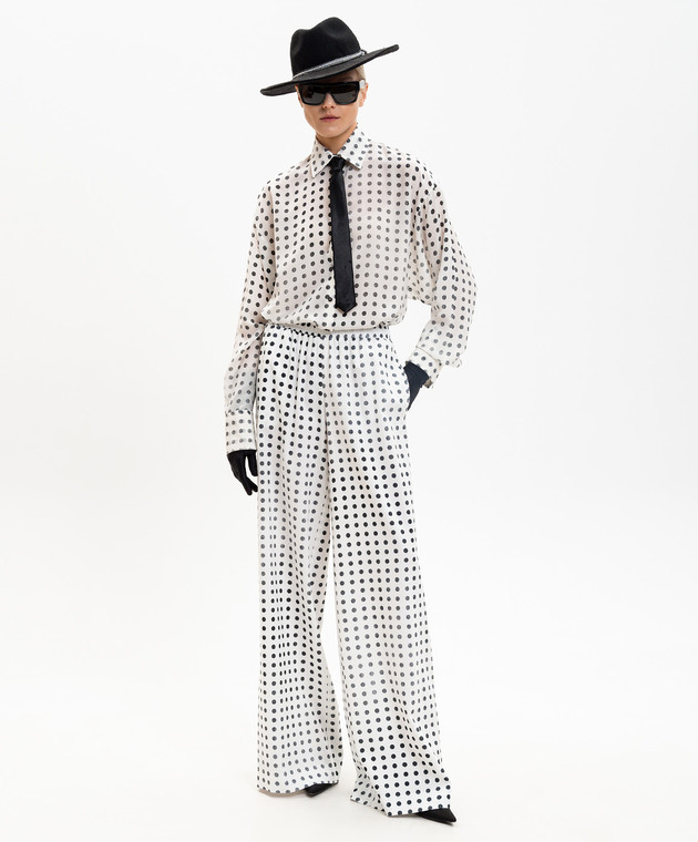 Ermanno Scervino Білі штани в горох D482P756YGU зображення 2