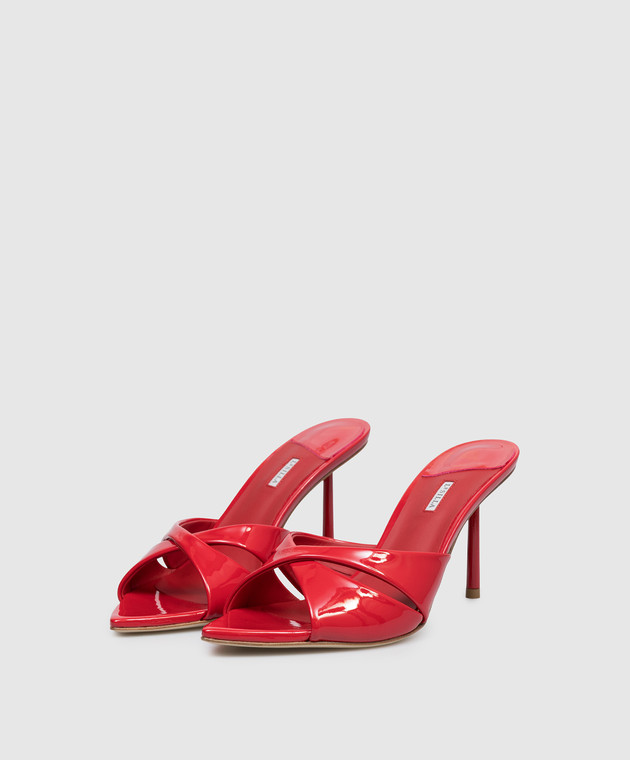 Le Silla Красные лакированные мюли SHIRLEY 6621F080BXPPGSL изображение 2