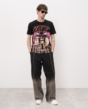 Off-White Черная футболка Starcity 44MAA027Z26J006