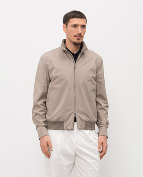 Agnona Сіра куртка з логотипом TH11U3XU6020