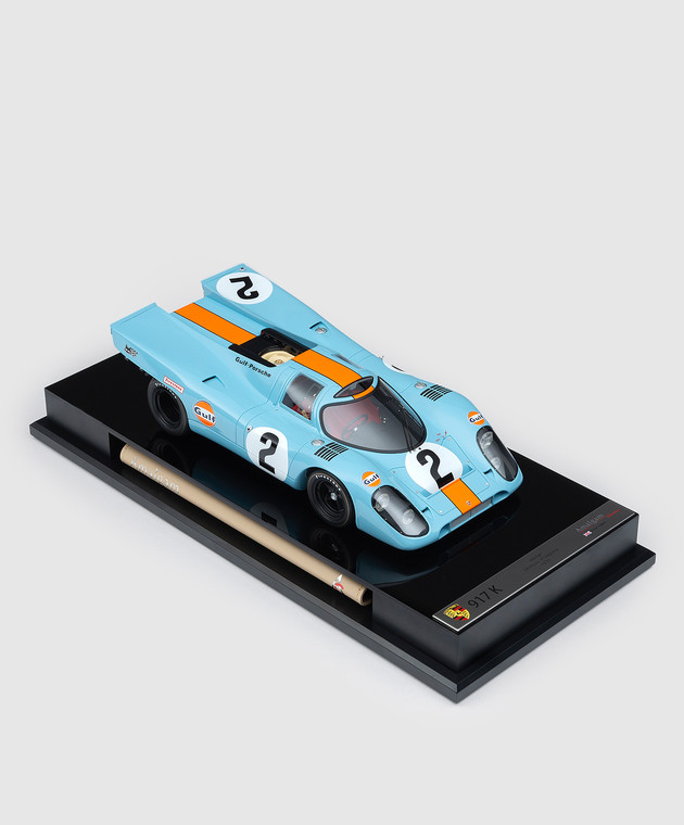 Amalgam Голубой сувенир в форме автомобиля Porsche 917 KH M6012 изображение 4