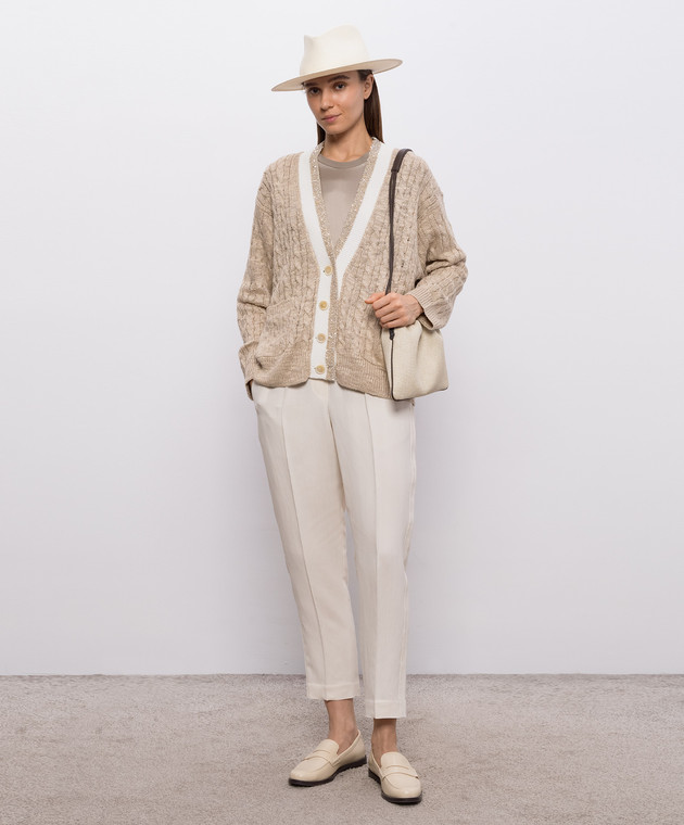 Brunello Cucinelli Сірий топ із шовку M0C59EH500 зображення 2