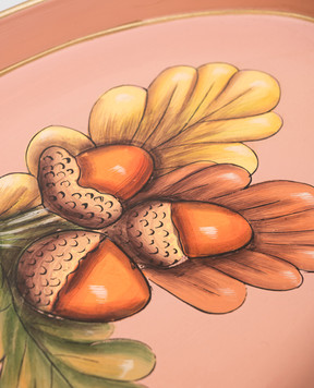 Les Ottomans Декоративна рожева таця Acorn IT246