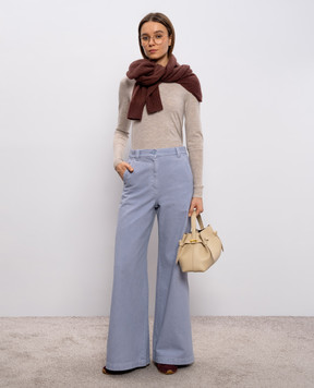 Max Mara Бежевий джемпер GOLOSO з кашеміру MXMGOLOSO