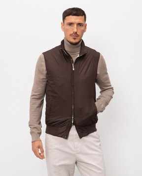 Doriani Cashmere Коричневий жилет A422272272