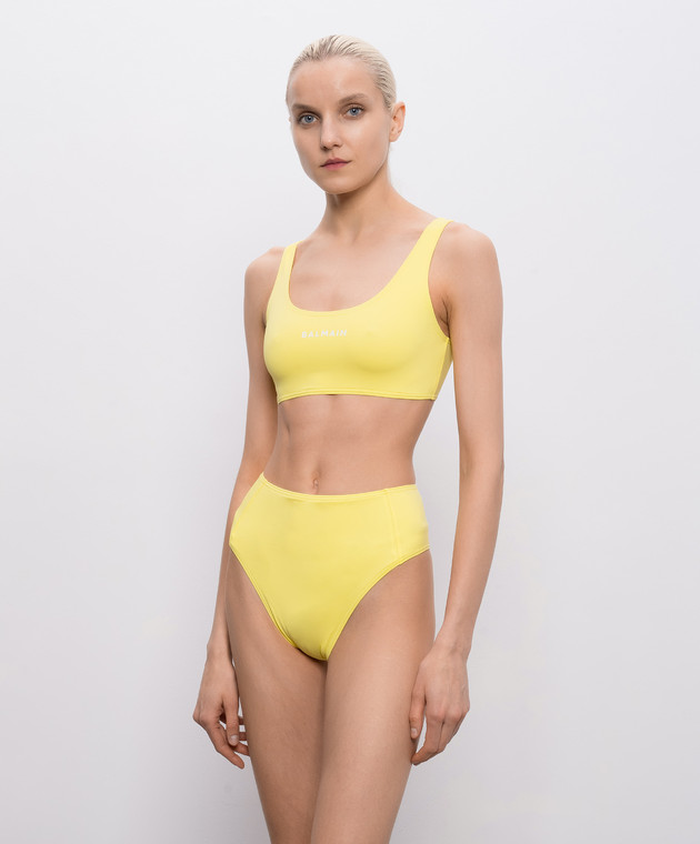 Balmain Желтый купальник BKBS02490 изображение 2