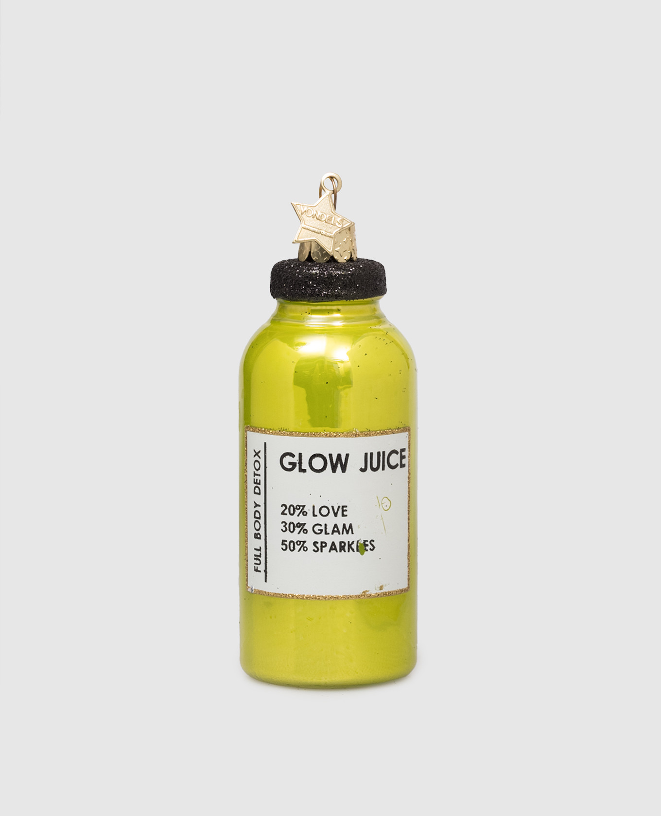 

Зеленая елочная игрушка Bottle, Зеленый, Елочные украшения