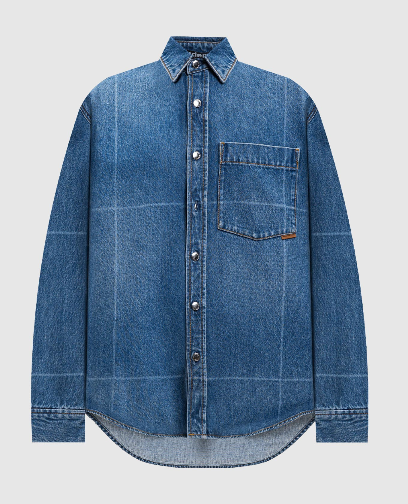 

Синяя джинсовая рубашка, Тёмно-синий, Рубашки