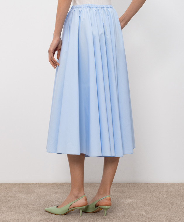 Fabiana Filippi Блакитна спідниця міді GND276F828D650 зображення 4