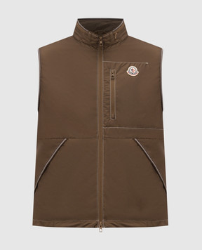 Moncler Коричневий жилет Ansiei L10911A0016753A5E