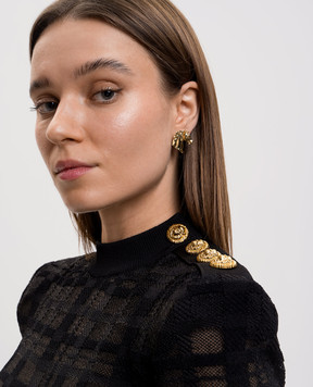 Reco Золотисті сережки у формі коней OR400