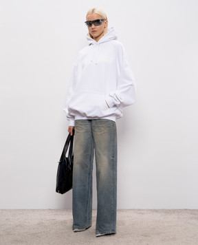 Vetements Белые худи с принтом логотипа ME76HD149W