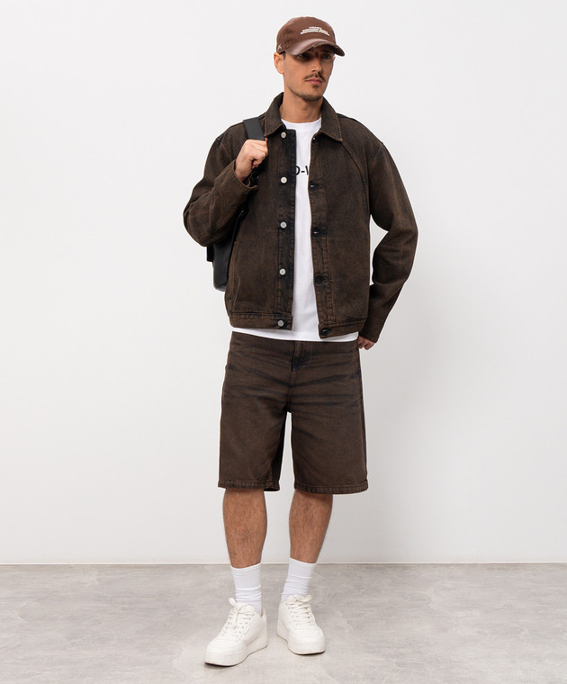 A Cold Wall Біла футболка з принтом логотипа 1000ACW2 зображення 2