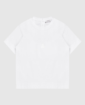 Brunello Cucinelli Детская футболка с фактурным логотипом B0B13TS02S