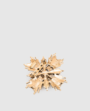 CelesteG Золотиста брошка з трояндами 2186