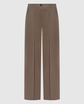 Woolrich Коричневі штани з вовною CFWWTR2012FRUT5008