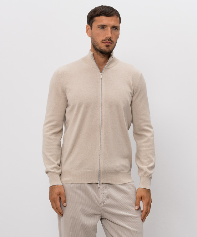 Brunello Cucinelli Кардиган бежевого цвета M2200106 изображение 3