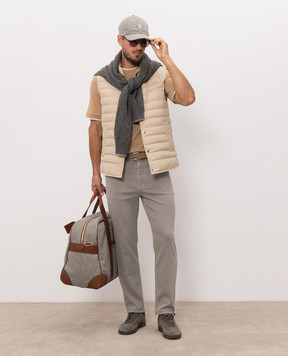 Brunello Cucinelli Джинсы цвета хаки M277PO2090