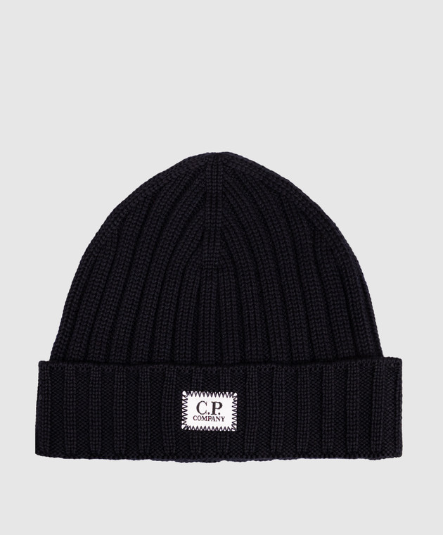 C.P. Company Синяя шапка из шерсти MAC738A005509A