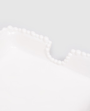 Baci Milano Білий тримач для серветок Pearl NAPCOL01