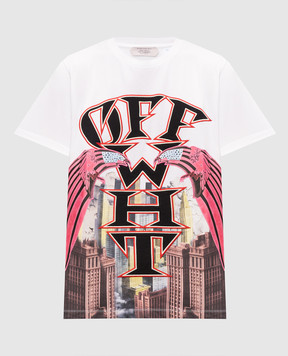 Off-White Белая футболка Starcity 44MAA027Z26J006