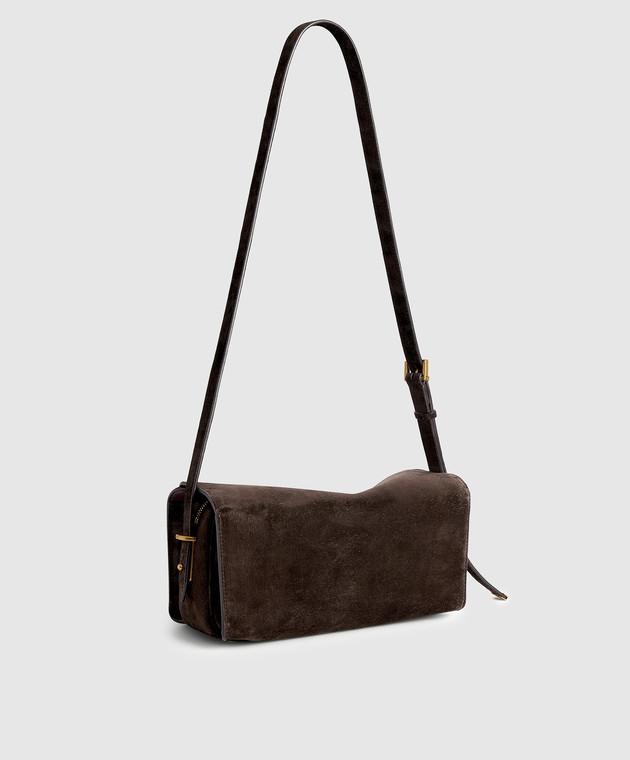 Balenciaga Коричневая сумка из нубука Le 7 8681022ACJ0 изображение 3