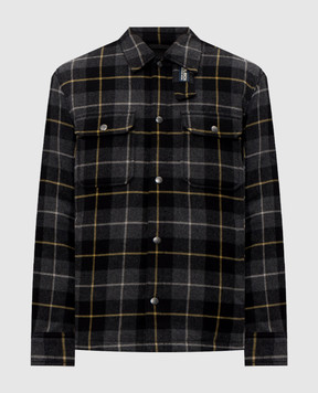 Woolrich Куртка в стилі сорочки з вовною в клітинку CFWOOS2018MBUT3046