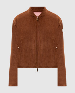 Moncler Двухсторонний пуховой бомбер Blageon L20931A000115964B