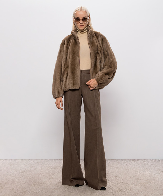 Ermanno Scervino Бежевый гольф из кашемира D495M317APPYU изображение 2