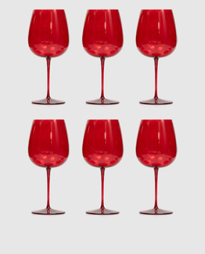 Vema Набір червоних келихів ROMANTIC 6 шт OPIUM75ROMANTIC
