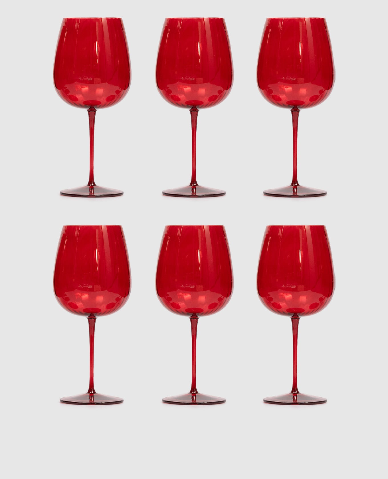 Набор красных бокалов ROMANTIC 6 шт