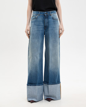 Givenchy Сині джинси з відворотами BW51AZ517Z