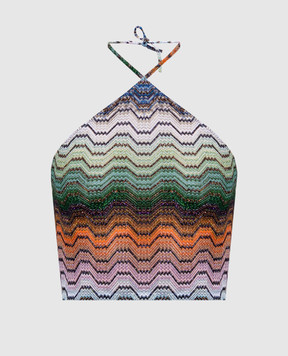 Missoni Топ у візерунок MC23SK01BR015D