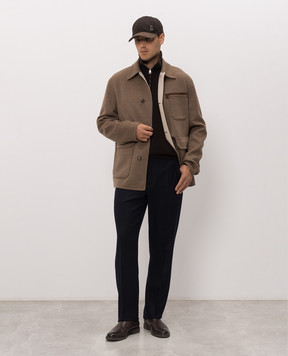 Brett Johnson Сині штани з вовни FW26P51LP991NAV