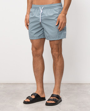 Pini Parma Сині шорти для плавання з нашивкою логотипа 6059463