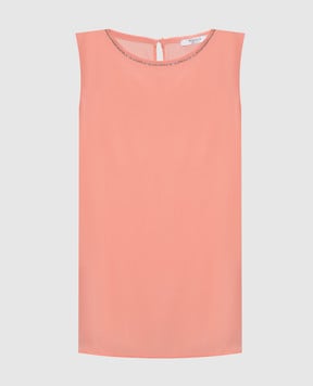 Peserico Розовый топ из шелка S08893D07325