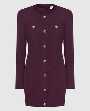 Balmain Фиолетовое платье мини DR0000000147