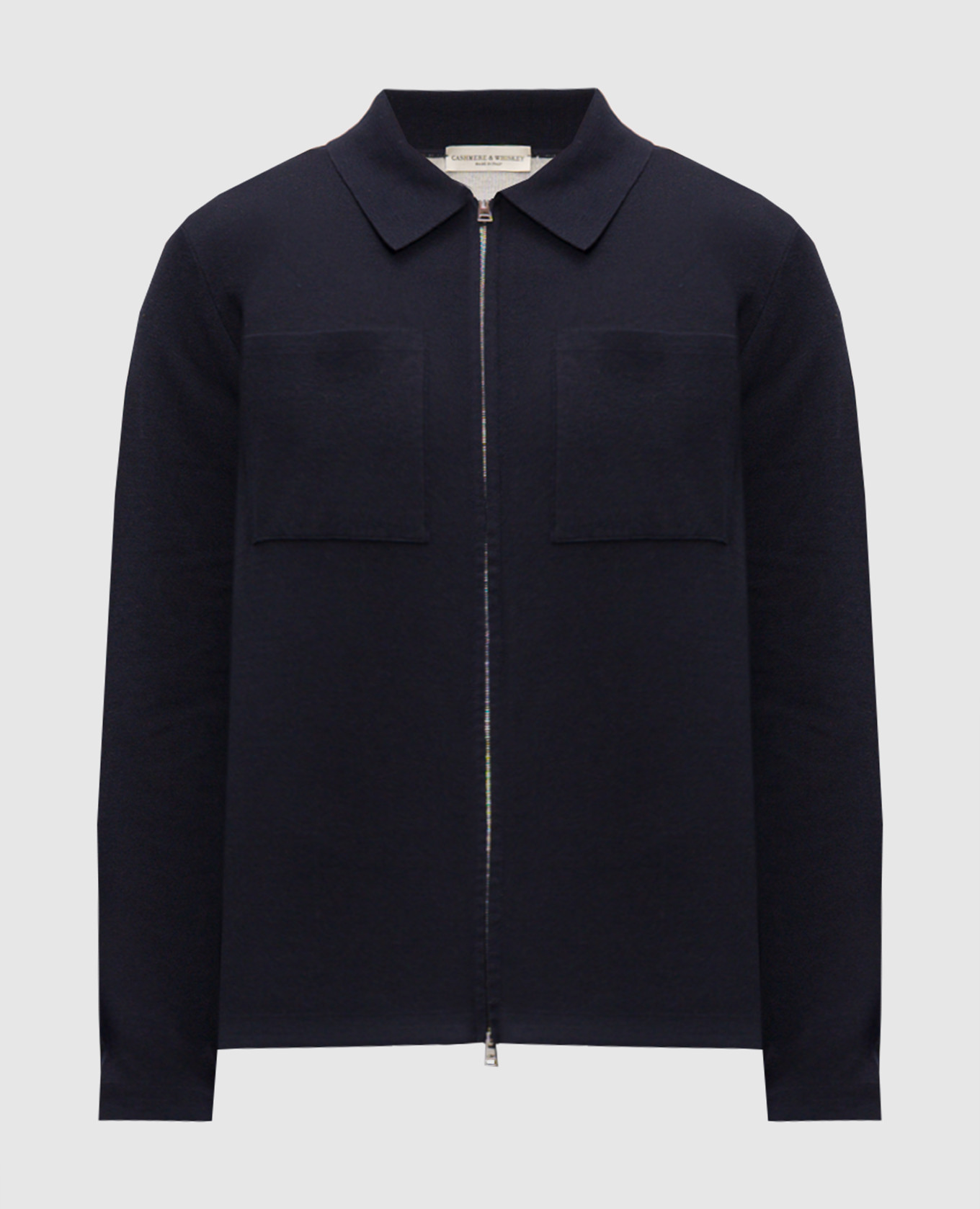 

Синий кардиган с шелком, Кардиганы